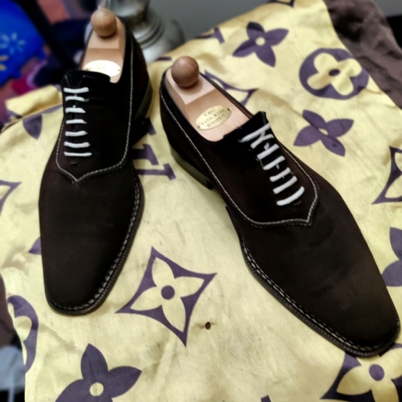 Sutor mantellassi brown suede oxfords - Picture 8 of 11